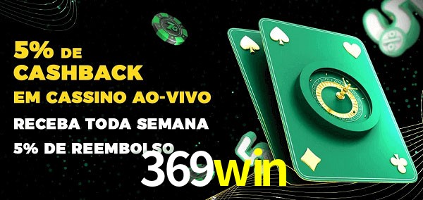 Promoções do cassino ao Vivo 369win